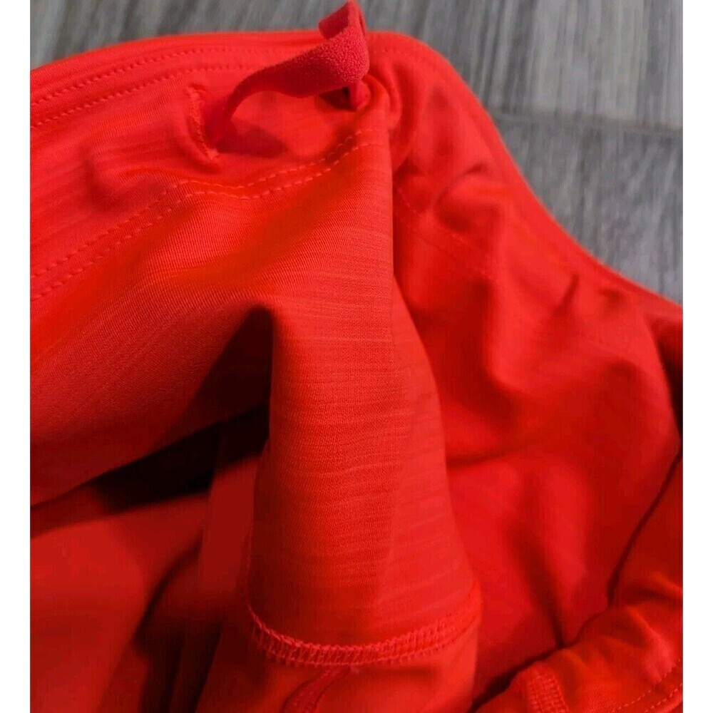 Athleta Ultimate 5” Short RADIANT RED Orange Bright SIZE XL Biker Shorts Gym N8 - Picture 7 of 9